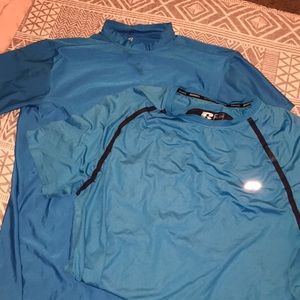 2 youth XL swim shirts